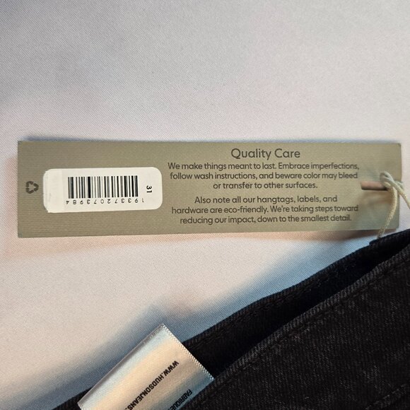 HUDSON Nico Mid-Rise Super Skinny Jean Sz 31 Black - Picture 14 of 14